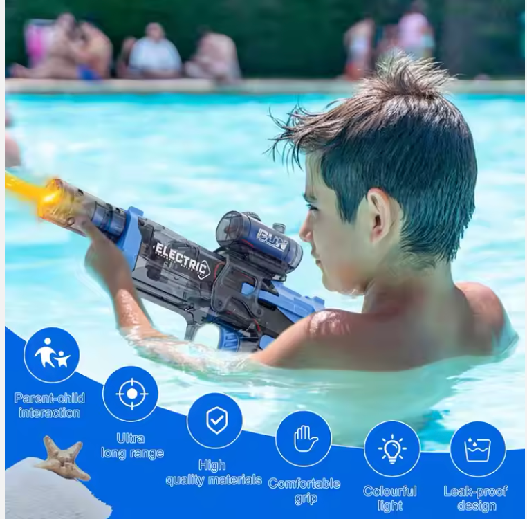 BlitzGun – Die coole Wasserpistole mit Licht
